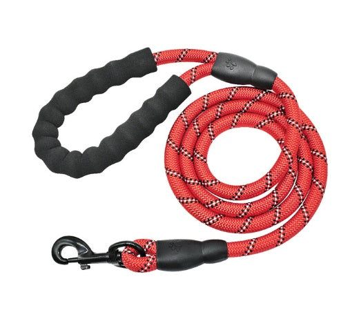 Reflective Dog Leash With Durable Nylon For Safe Walks - Mitra Best Bark Bargains 