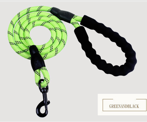 Reflective Dog Leash With Durable Nylon For Safe Walks - Mitra Best Bark Bargains 