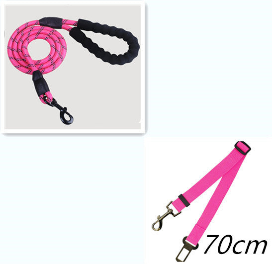 Reflective Dog Leash With Durable Nylon For Safe Walks - Mitra Best Bark Bargains 