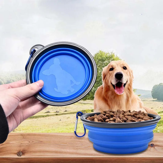 Portable Collapsible Dog Bowl for Outdoor Adventures - Mitra Best Bark Bargains 